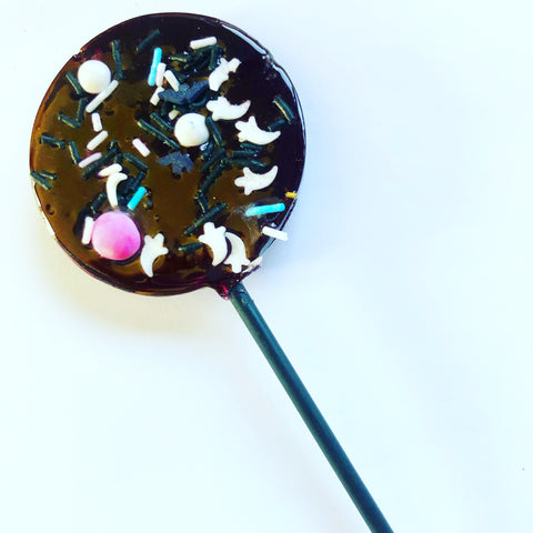 Baby Boo sprinkle lollipop