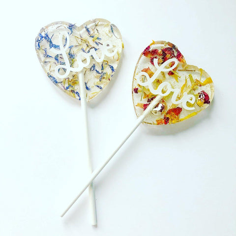 Floral Love Lollipops