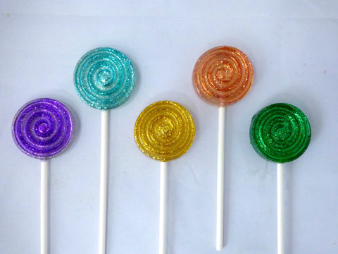 Mini swirly lollipops