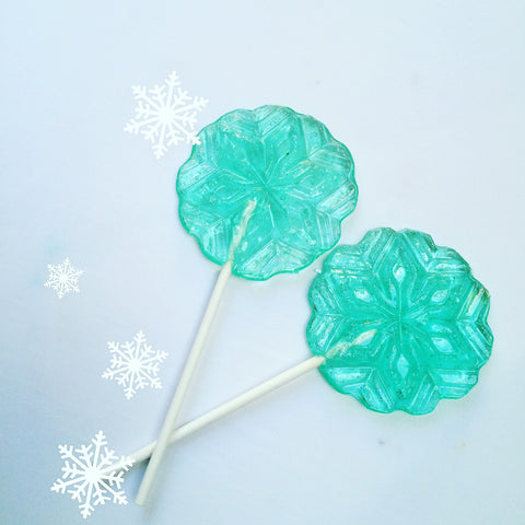 Snowflake Wand Lollipops