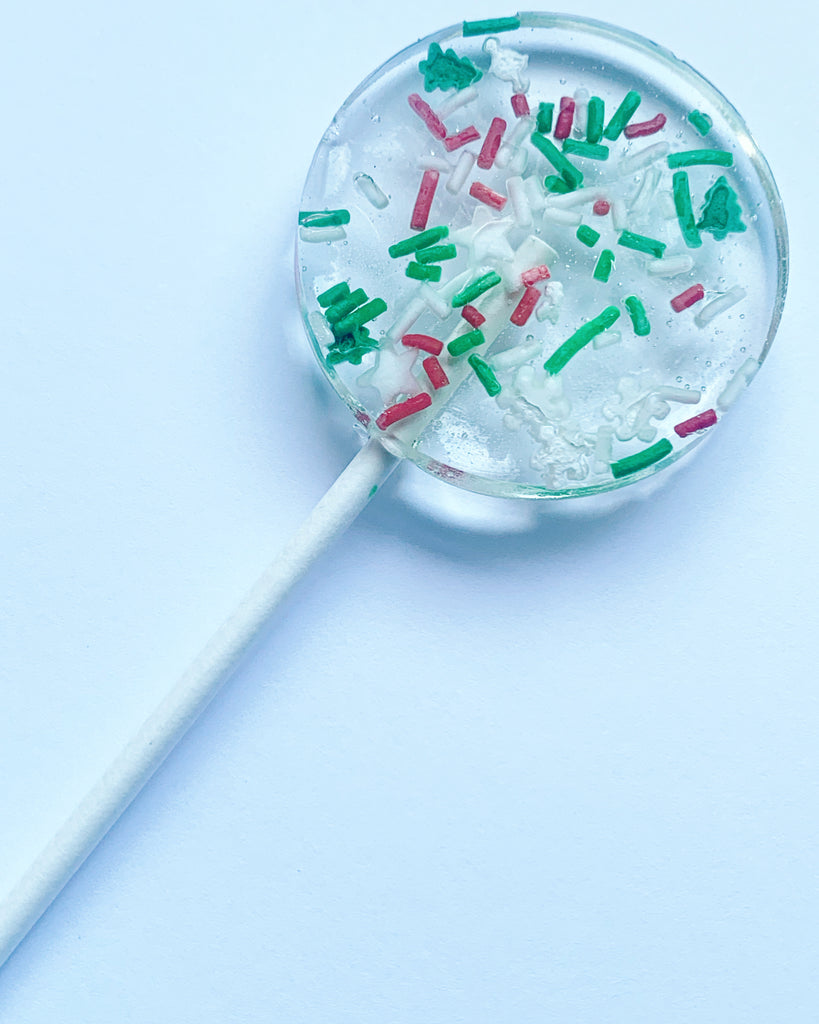 Christmas Sprinkle Lollipop