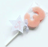Pastel Number Lollipops 6-0