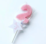 Pastel Number Lollipops 6-0