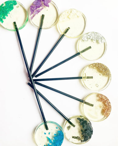Rainbow Flakes Lollipop