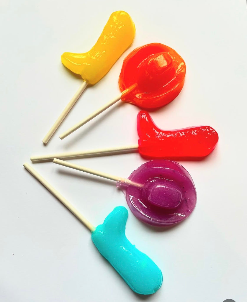 Rainbow Cowgirl Lollipop
