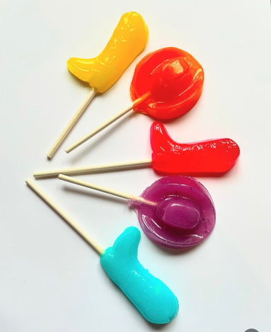 Rainbow Cowgirl Lollipop