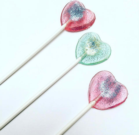 Mini shimmer hearts Lollipop