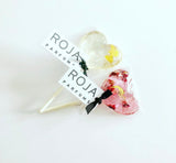 Logo/branded floral lollipops