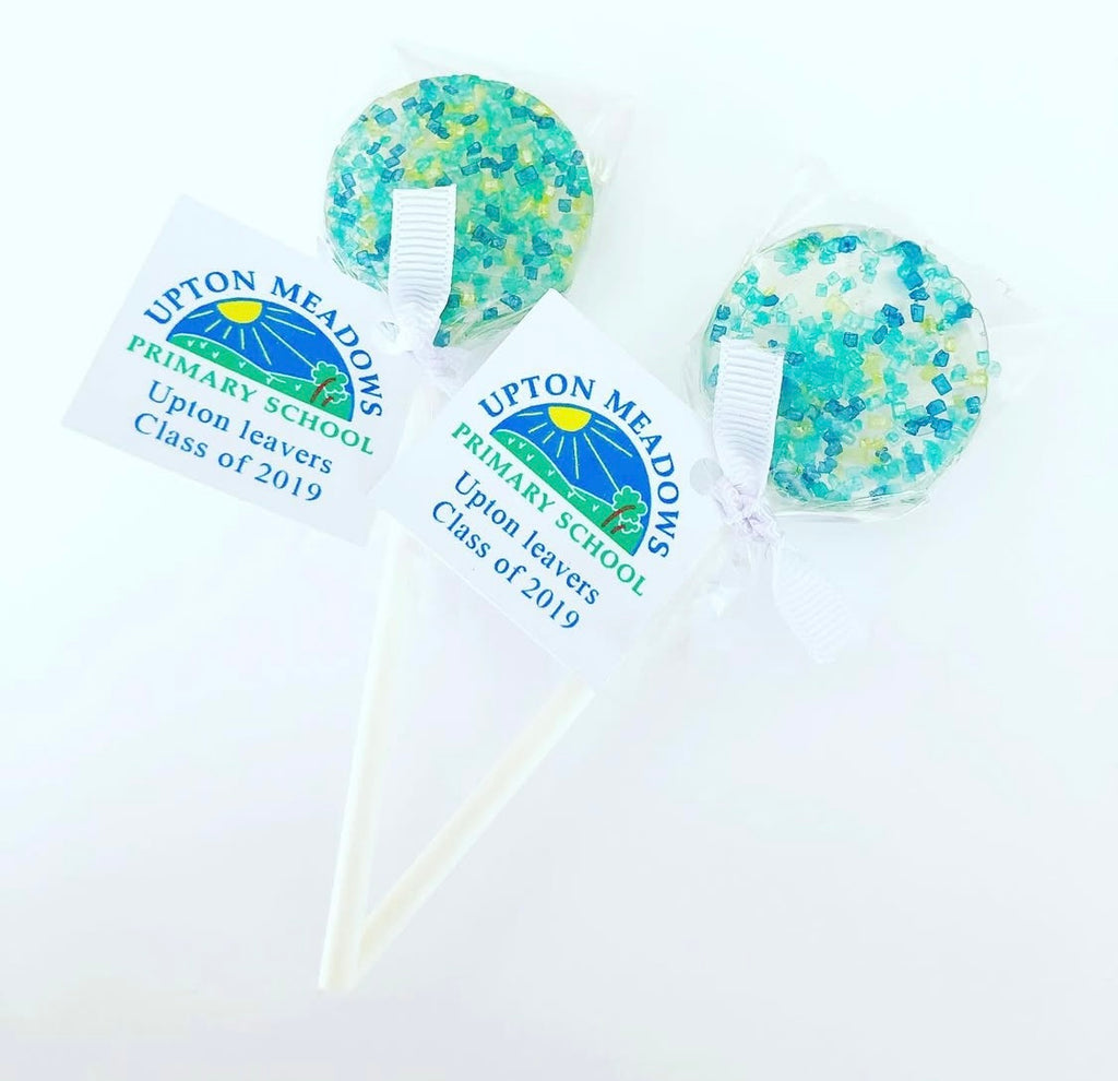 School/college/ uni logo/colours themes sprinkle lollipop