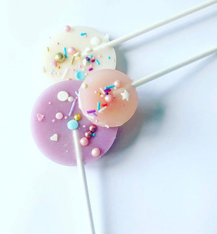 Pastel sprinkle Lollipop