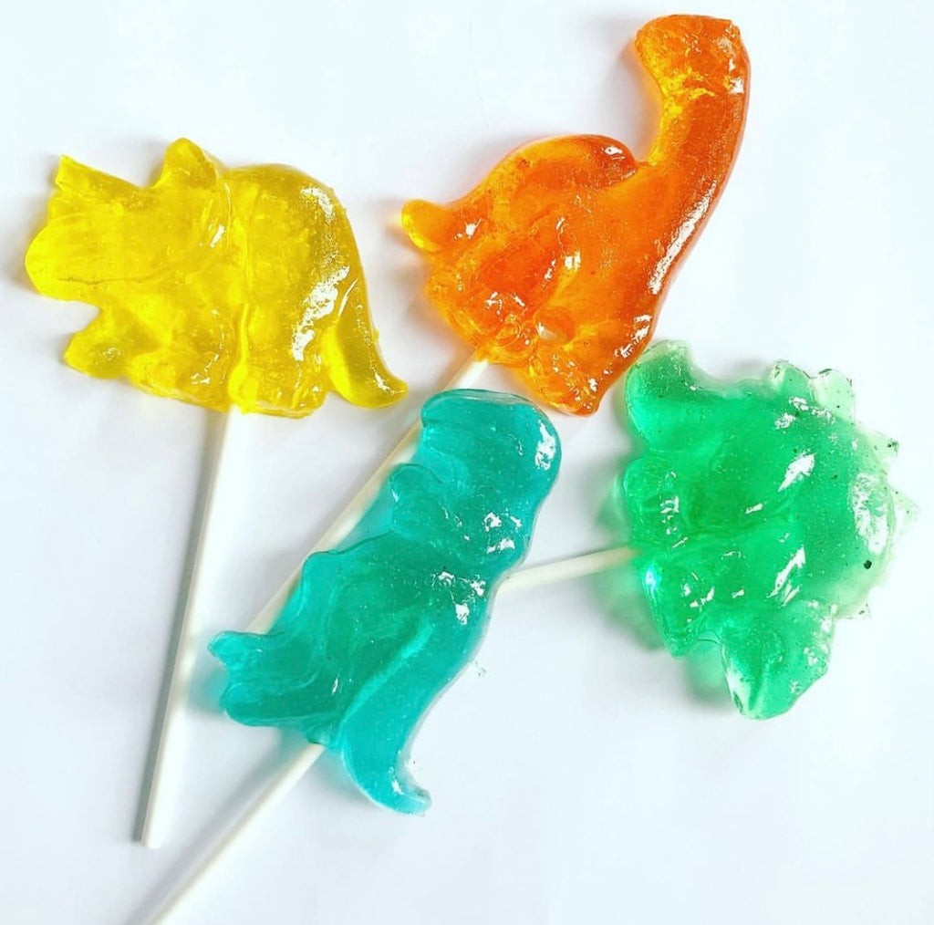 Dinosaur lollipops
