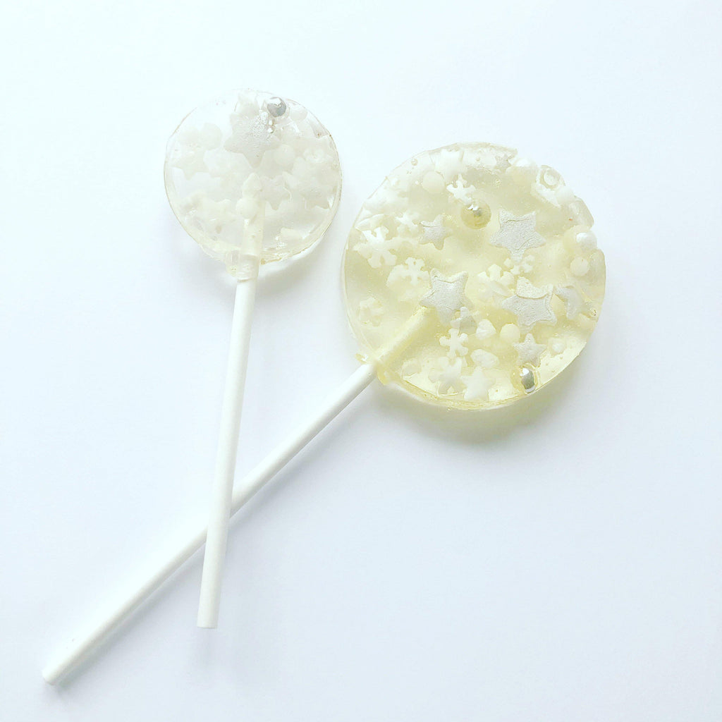 Snowy Night Sprinkle Lollipops - Willow & Boo