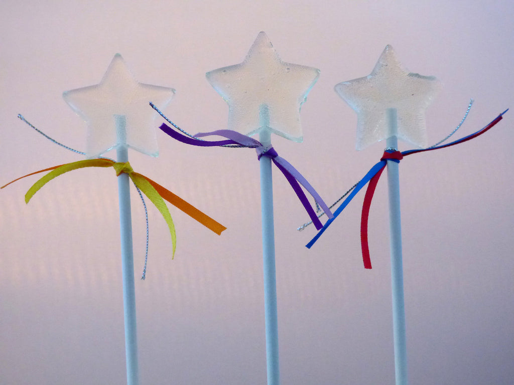 Dye Free Star Lollipops - Willow & Boo