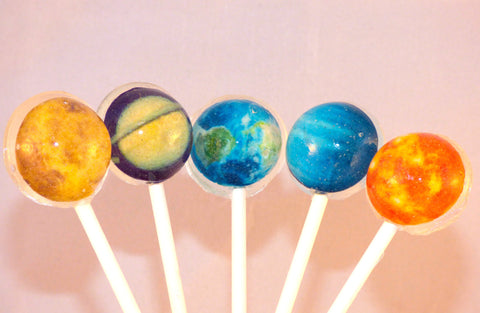 Planet lollipops