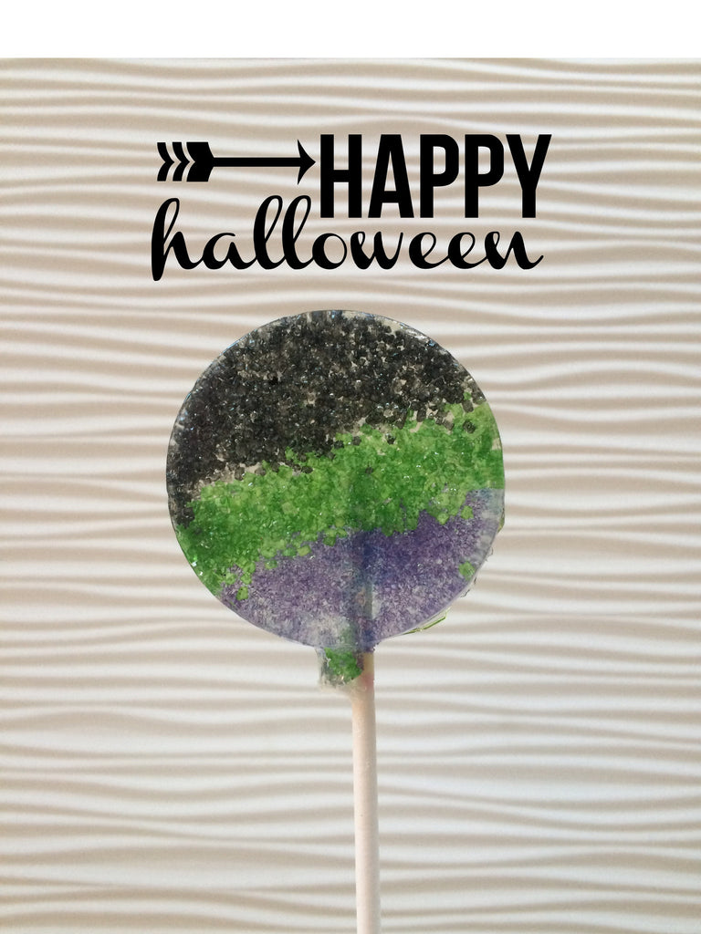 Halloween Spooky Sparkle Lollipop - Willow & Boo