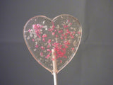 Pink and silver sugar lollipops - Willow & Boo