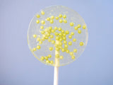 Green bead sprinkle lollipop - Willow & Boo