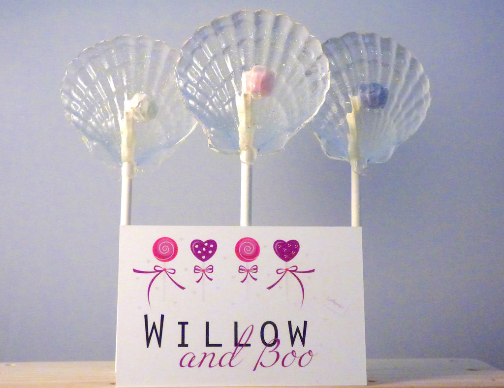 Mermaid Shell Lollipops - Willow & Boo