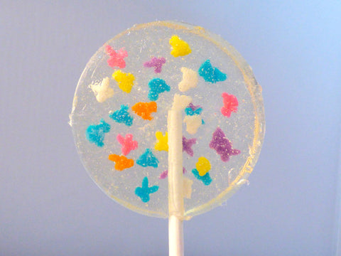 Easter sprinkle lollipop