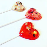 Rose petal heart lollipop - Willow & Boo