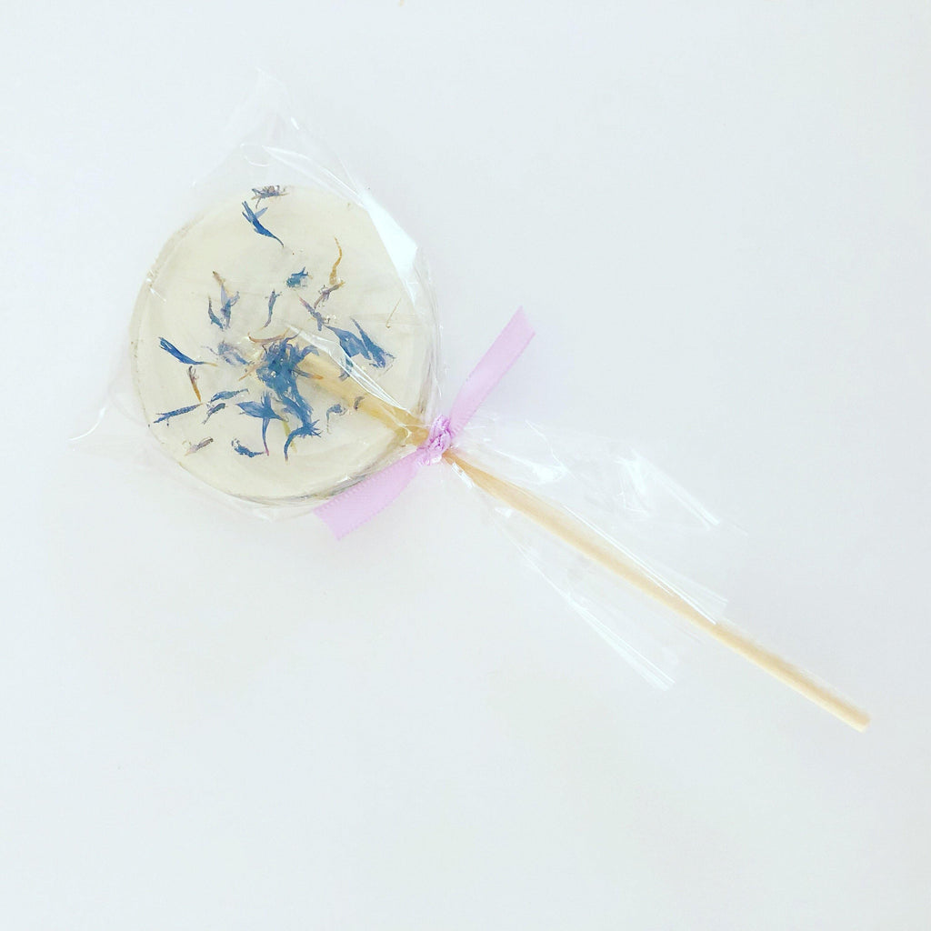 Blue Cornflower Lollipop - Willow & Boo